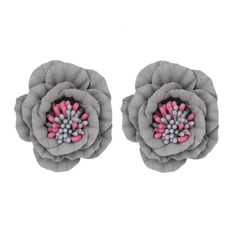 Earrings Modern Floral For Women Chic Street Fashion Simple Design Elegant