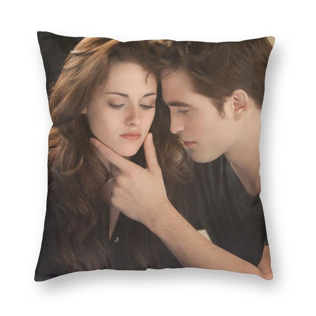 The Twilight Saga Movie Pillowcase Printed Polyester Cushion Cover Decorative Pillow Case Cover Home Square 45*45Cm