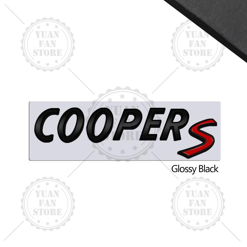 1PCS Metal Letter For Countryman Clubman MINI Cooper S 3D Emblem Car Rear Trunk Decals Lettering Badge Auto Accessories Styling