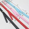 Crocodile Pet Collars Cat Dog Necklace with 10mm Belt Name Personalized Collar Fit for 10mm DIY Slide Letters Charms