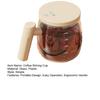 Automatic Coffee Stirring Cup Electric Mixer High Borosilicate Glass Lightweight Portable Versatile Automatic Drink Mixer