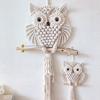 Attrape-rêves de hibou de Style nordique, en coton, macramé, tenture murale, glands faits à la main, tapisserie, carillons éoliens, décoration de la maison