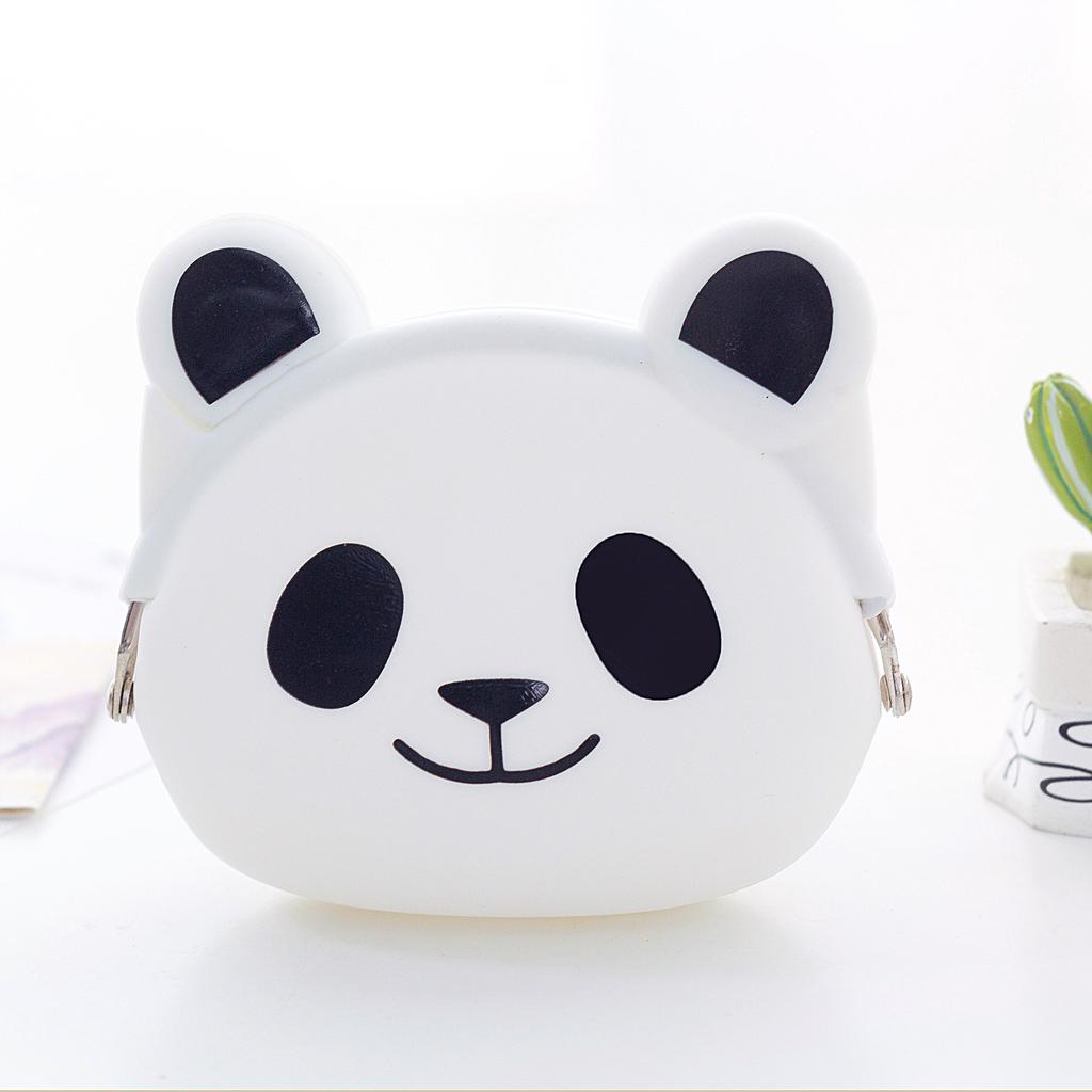 Silikon-Münzbörse Süßes Schwein Katze Frosch Gelbe Ente Panda Eule Hund Geldbörse Kinder Frauen Mini-Tasche KTB