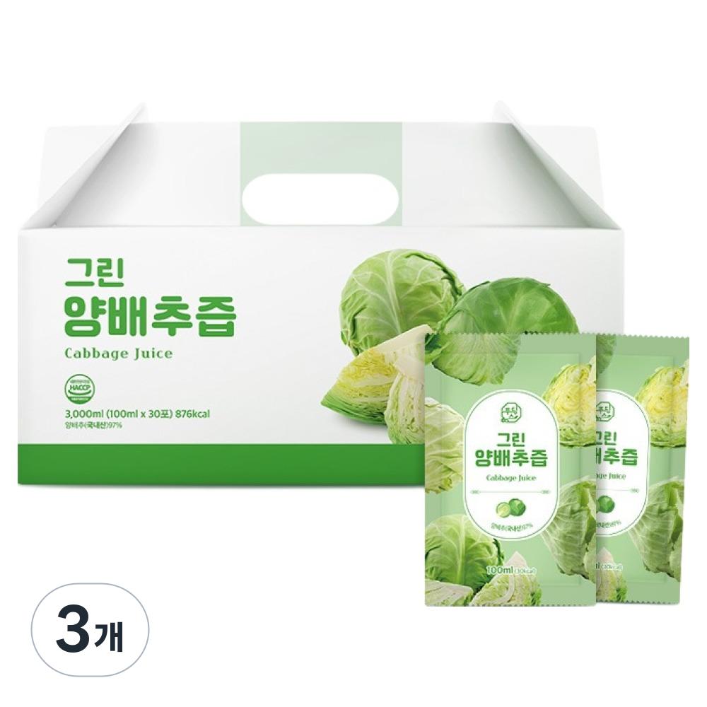 Puddings Green Chinese Cabbage Juice 30p 3 pcs 3L