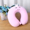 Cuscino da Viaggio a Forma di U Cuscino in Memory Foam Animale Peluche Poggiatesta Supporto per il Collo