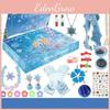 Calendar Christmas Advent Countdown Handtorn Blind Box Santa Claus Accessory Diy
