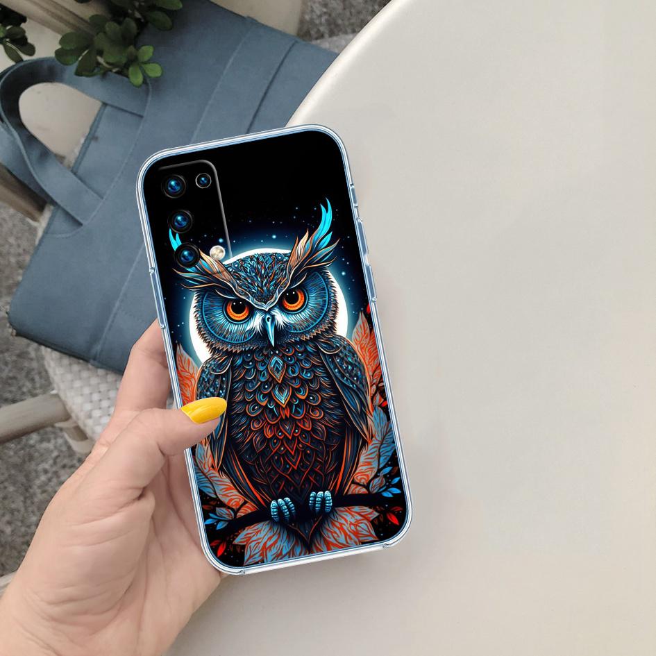 PP15 Cartoon Owl Phone Case for Motorola Moto G10 G20 G30 G31 G32 G34 G35 G41 G42 G50 G51 G52 G55 G60 G60S G62 G71 G72 G75