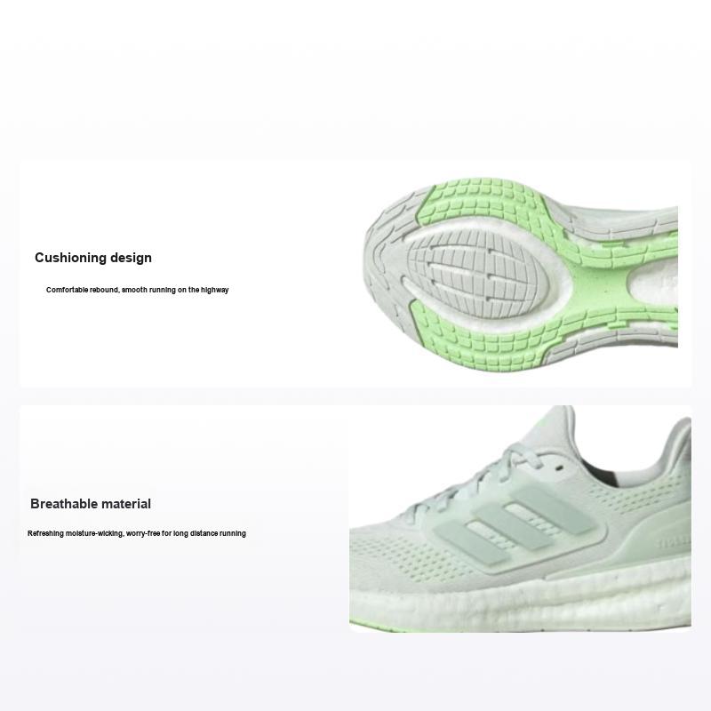 Adidas PureBoost 23 Crystal Jade Женские кроссовки Зеленый Льняной-Зеленый-Металлический Зеленый-Искра IF1559 36⅔