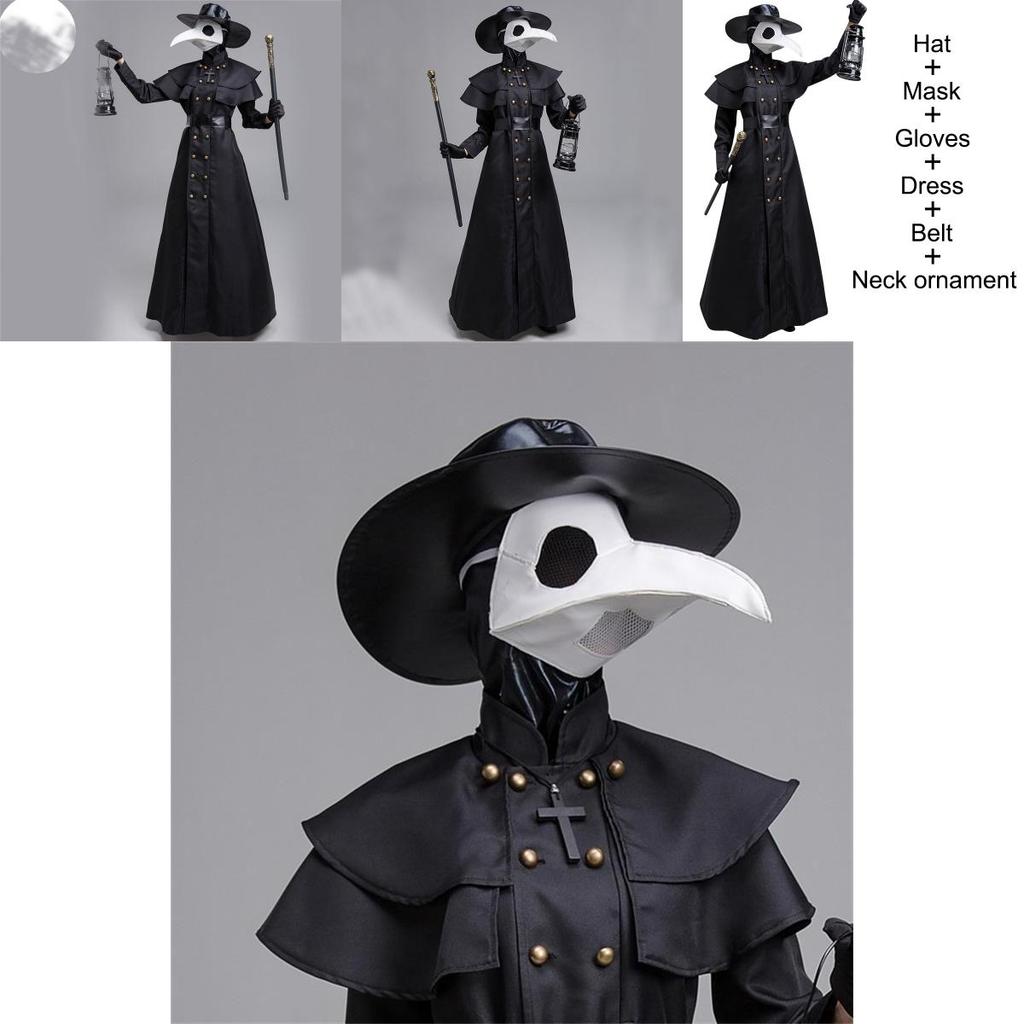 Bring The Middle Ages To Life With This Plague Doctor Costume Perfect For Halloween Cosplay And Performance Costumes