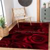 Rose Customize Text Floor Mat Suitable for Entryway Balcony Hallway Living Rooms Antislip Carpet Office home decor Best for Christmas