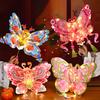Butterfly Lantern Handheld Spring Festival Lantern Decor DIY Chinese Traditional Lantern for Hanfu Cosplay Chinese New Year Mid-Autumn Festival
