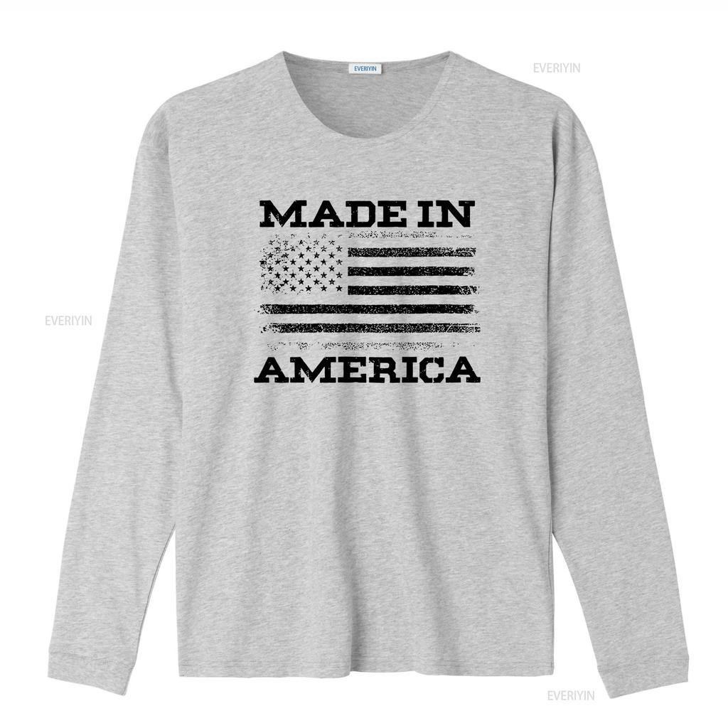 Patriotic T Shirt Made In America Vintage USA Flag US 4th Of July Independence Day American vintage Washed Stylish graphic Soft