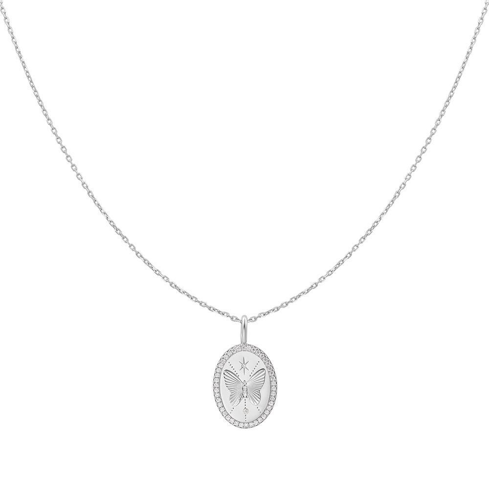 Ania Haie Butterfly 925 Silver Necklace N064-05H
