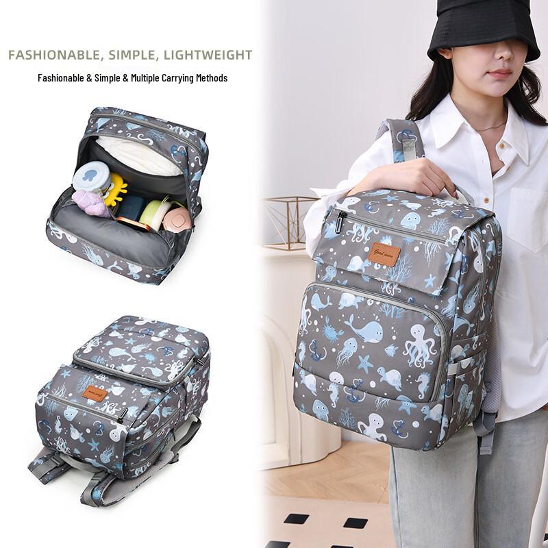 TLXT Foldable Baby Bed Diaper Backpack