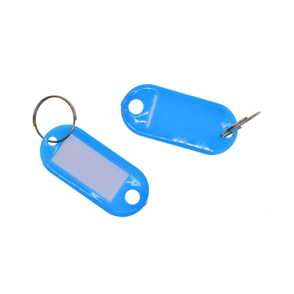 100pcs Waterproof Key Tags ID Name Card Mark Label Blue Purple-buy at a ...