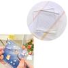 1 Set Various Styles Clear Acrylic Keychain Blanks Plastic Transparent Keychain Charm Blank for DIY Projects Crafts