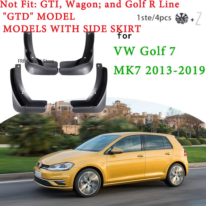 For Volkswagen VW Golf 7 Mk7 VII 5G 2013 2014 2015 2016 2017 2018  Car Mud Flaps Mudguards Splash Guards Fender Accessories