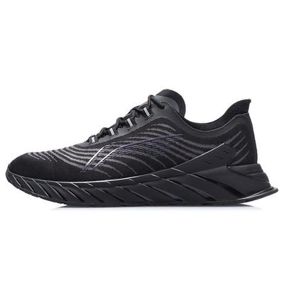Comfortable Versatile Shock Absorbing Non-Slip Wear-Resistant Breathable Lightweight Low-Top Running Shoes Unisex Sneaker Black ARHR059-3