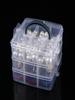 Three layers of 18 portable detachable storage box combination of storage box diy supplies storage box