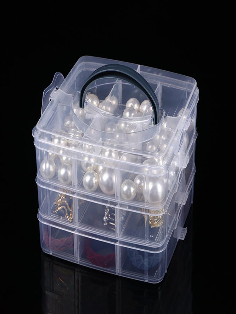 Three layers of 18 portable detachable storage box combination of storage box diy supplies storage box