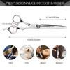 6.0 Inch Nepson Lyl-10 High-End, Hair Scissors, Hair Salon Special, Straight Scissors, Tooth Scissors Vg10