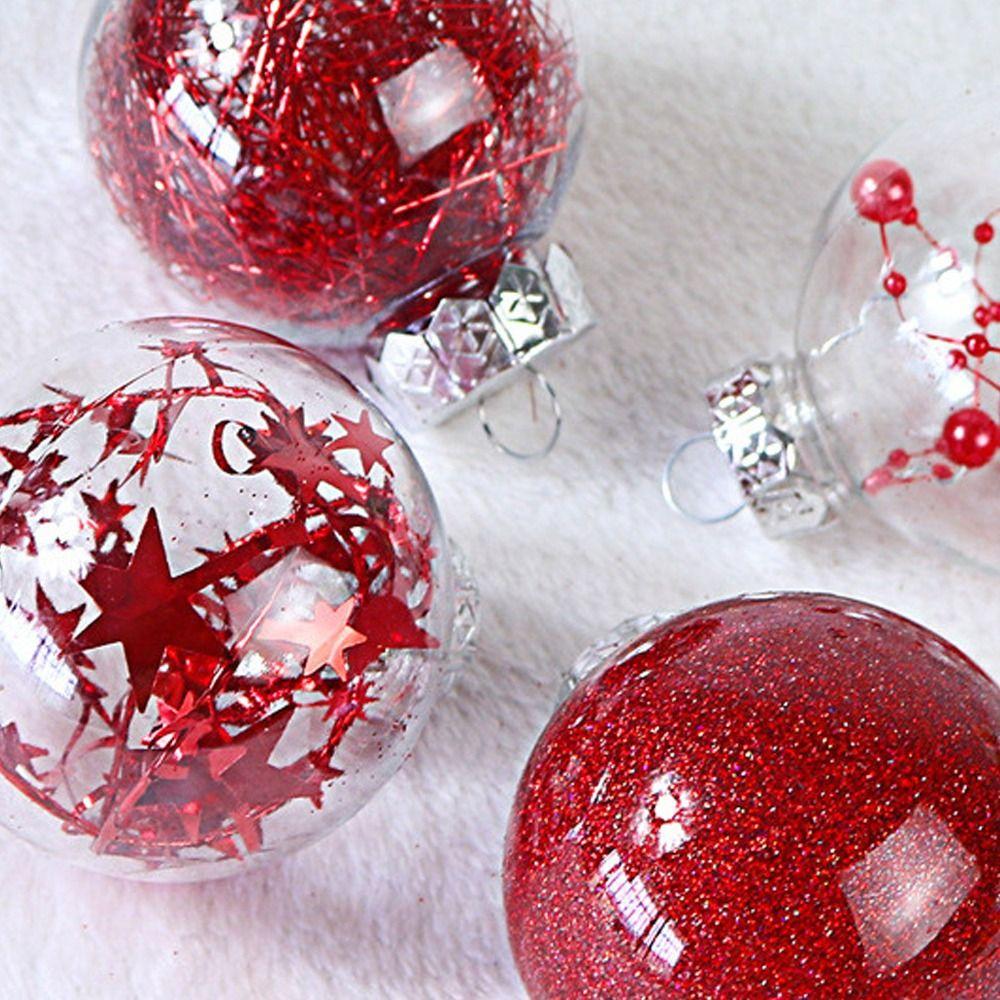 24pcs 6cm Painted Christmas Balls Set Christmas Tree Pendant  Indoor Outdoor Decoration