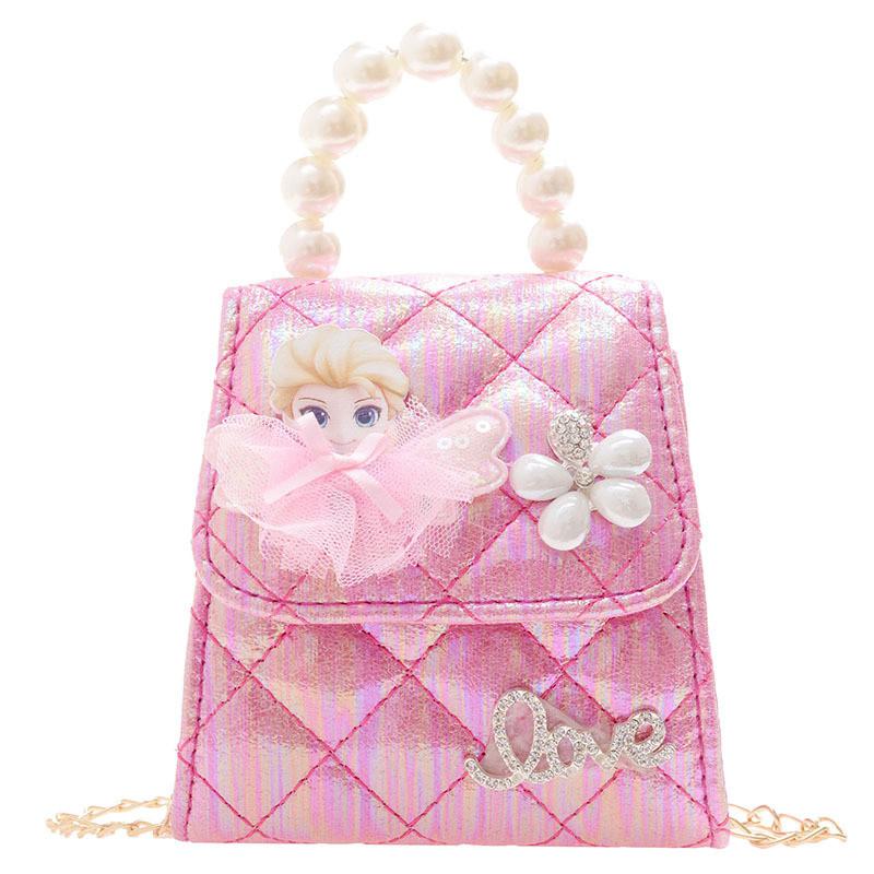 Stylish Mini Pu Leather Children's Crossbody Bag With Chic Bow Design For Kids