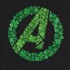 Avengers Unisex Adult Logo Shamrock St Patricks Day T-Shirt