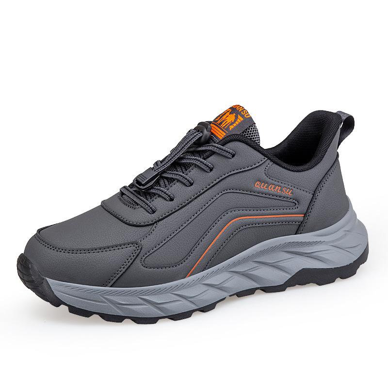 Tokyo new leather waterproof walking shoes non-slip mother shoes father casual sports shoes