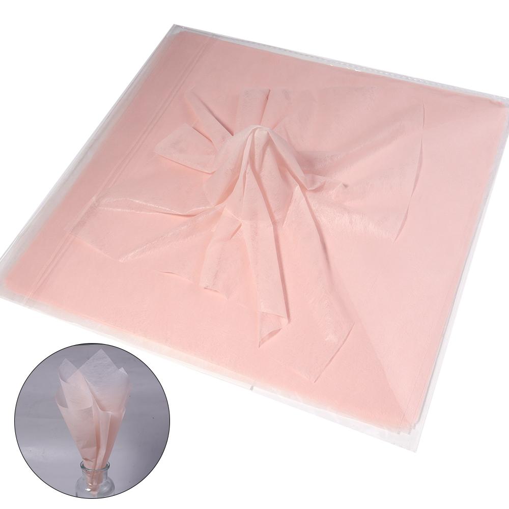 38pcs/Lot 30x30cm Extractive Flower Arrangement Wrapping Paper Cotton Flower Wrapping Lining Paper Non-woven Floral Wrapping Pap