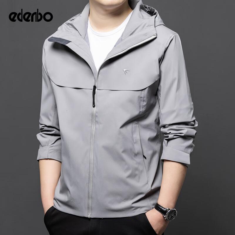 

Edenbo Men s Hooded Windproof Cargo Jacket 4XL