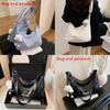 Simple Solid Color Letter Decoration Women Casual Shoulder Bag With Pendant For Daily Use