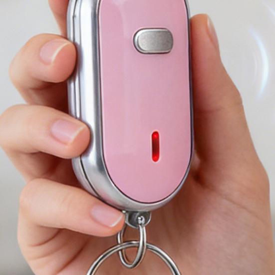 1/6ks Píšťalka pro hledání klíčů se zvukovým senzorem Snadné nalezení klíčů Anti-Lost Vybavení Vysoká tvrdost Nouzové světlo Lokalizátor klíčů