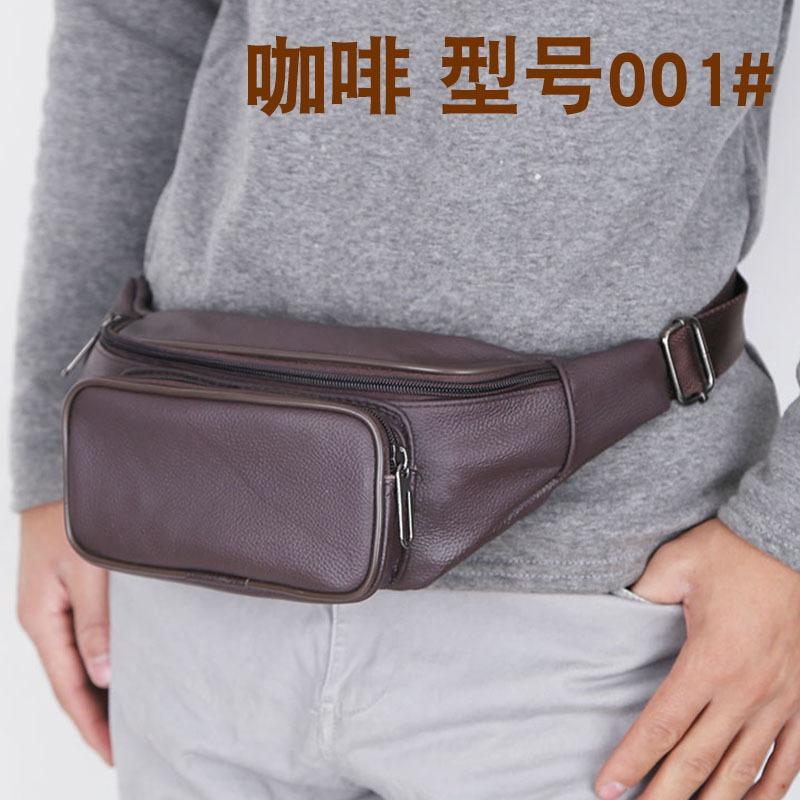 Ledvinka pánská hovězí kůže multifunkční business pánská taška pravá hovězí kůže sportovní běžecká ledvinka na mobil dámská náprsní taška sportovní