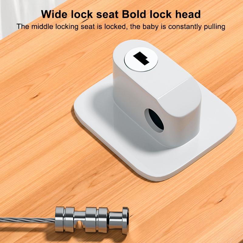 New Digital Password Limit Positioning Combination Lock Baby Safety Children Protection Sliding Closet Window Safety Fridge Lock