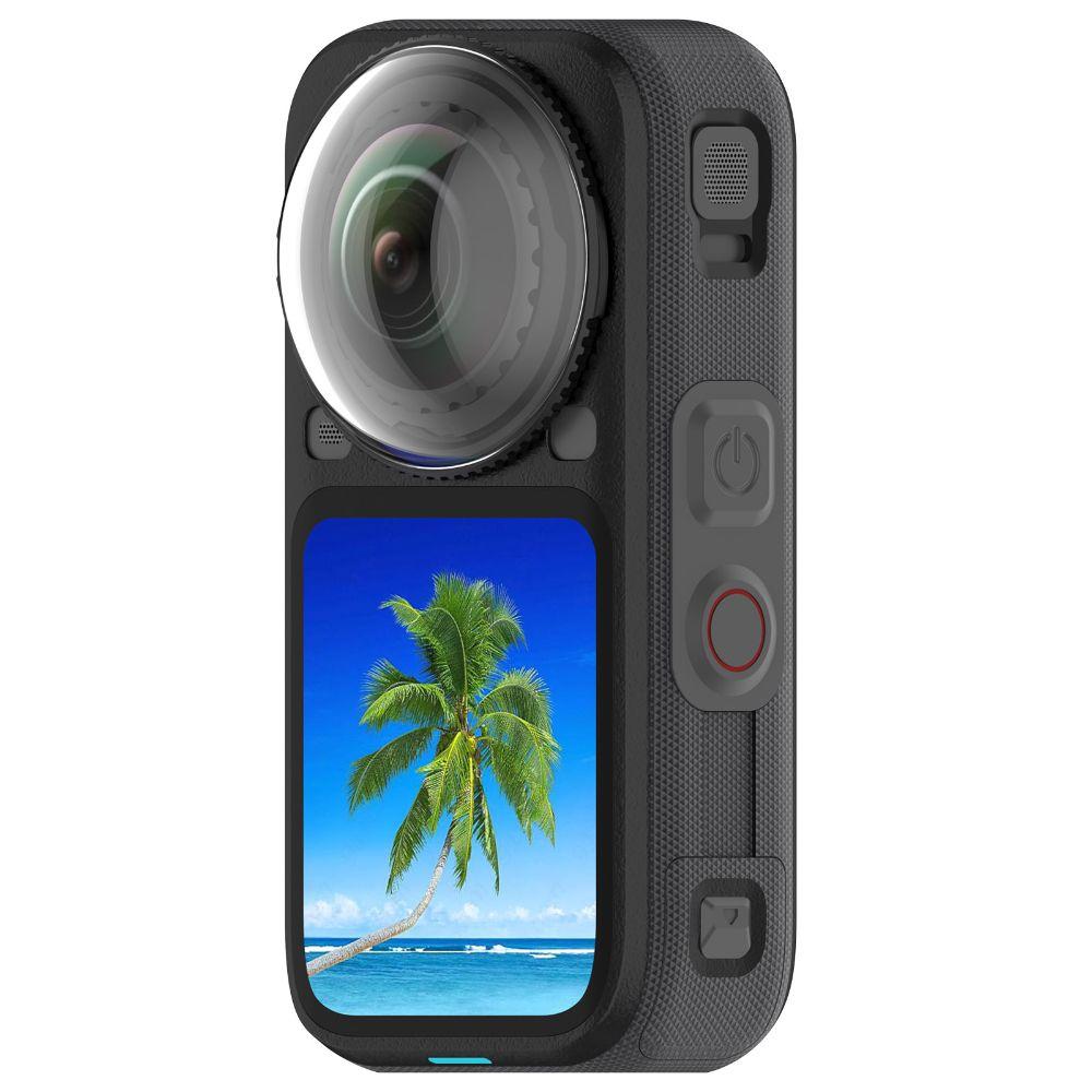 Removable Lens Guard Optical Glass Protective Lens Cap for Insta360 X6 Panoramic Camera Accessories