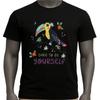 Dare To Be Yourself T Shirt Toucan Graphic Tee Tropical Bird Positive Quote Top