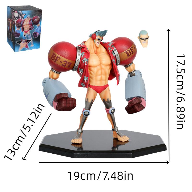 

Одна фигурка Фрэнки, модель, декор для дома, сменная голова, игрушка, подарки для фанатов