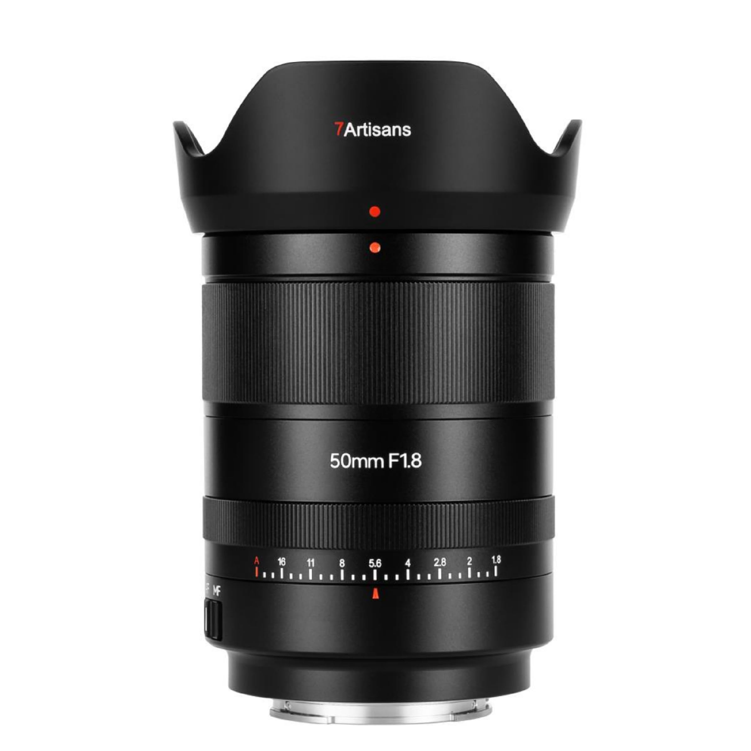 

7Artisans 50mm AF STM Sony FE Mount Full Frame Camera Lens Large Aperture Linear Adjustable Aperture Ring Detection EXIF Support Firmware Upgrade F1.8