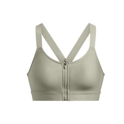 Continuum Adjustable Strap Zip Training Sports Bra Women Underwear Jungle-Green 1374122-504