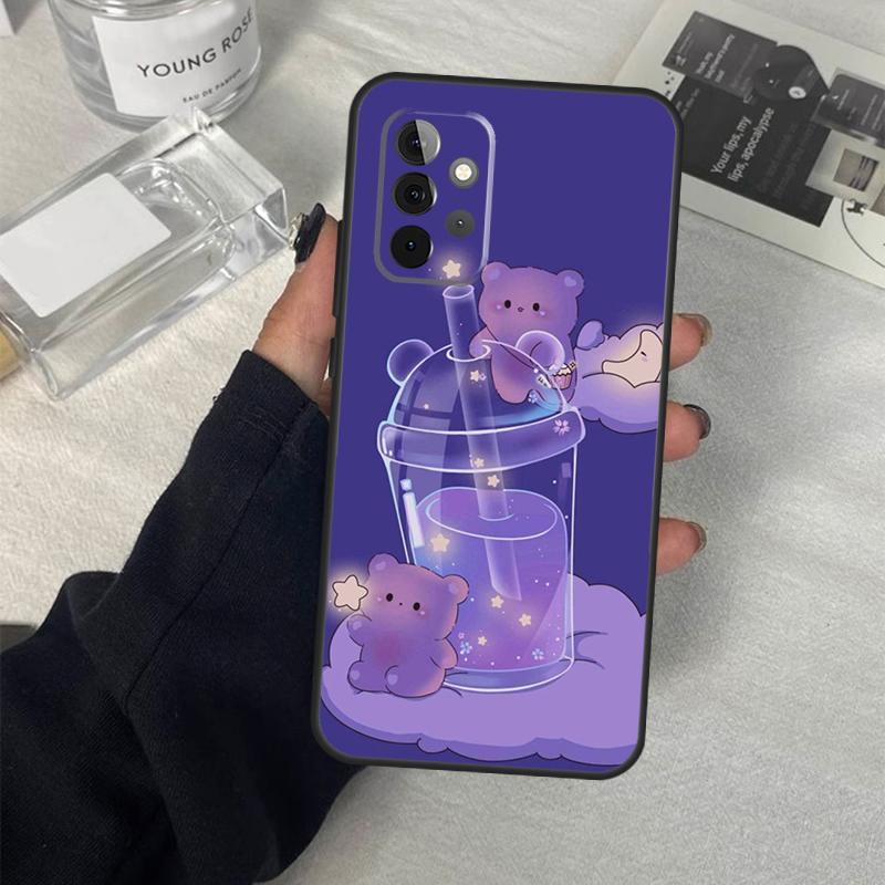Purple aesthetic Case For Samsung Galaxy A13 A23 A33 A53 A17 A06 A16 A56 A36 A54 A34 A14 A52 A32 A15 A35 A55