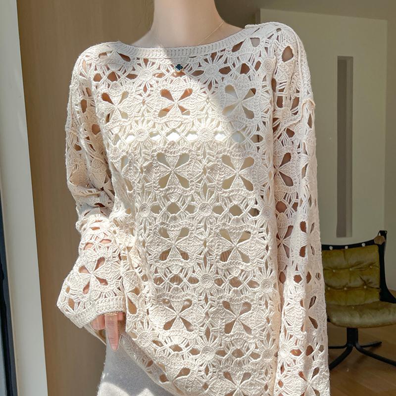 Women's Cashmere Sweater Qinghe Cashmere 30% Cashmere 70% Wool Autumn and Winter Cashmere Pullover Hand-woven Soft and Warm