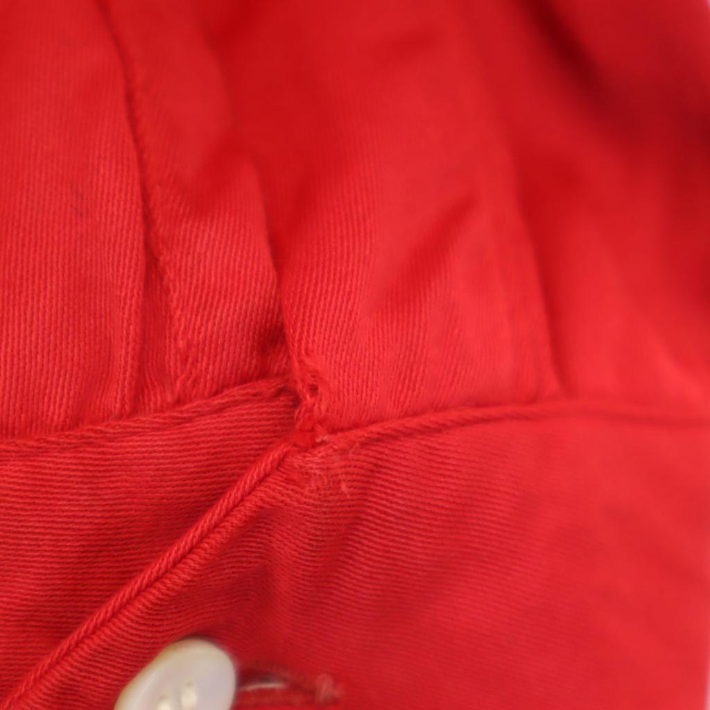 SKIPPER 50s Made in USA Vintage Long sleeve Open collar shirt S Red Men's Used