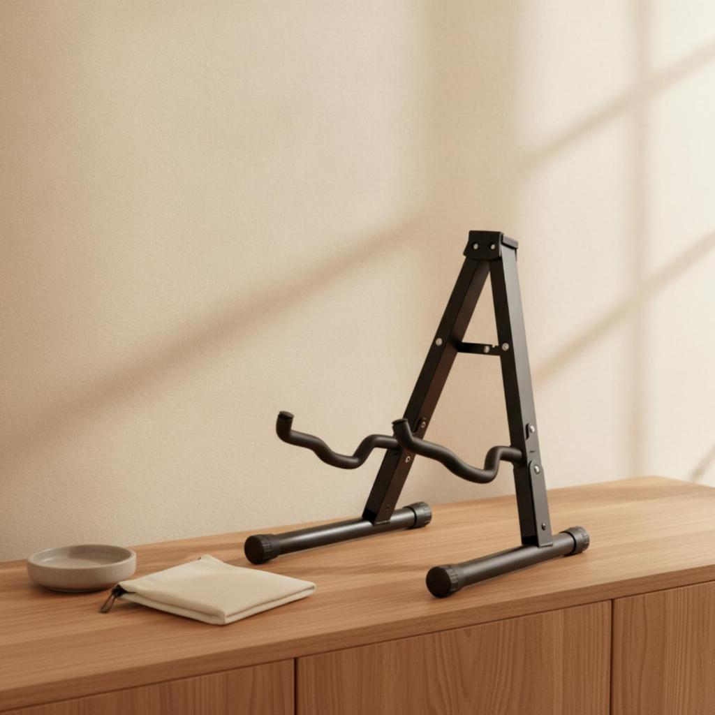 A-Shaped Guitar Stand Portable Folding Space-Saving Foldable