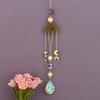 Galaxy Crystal Sun and Moon Star Suncatcher Wind Chime Garden Decoration Pendant