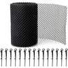 Roof Gutter Filter Screen Black Gutter Guard For Rainwater Drainage Gutter