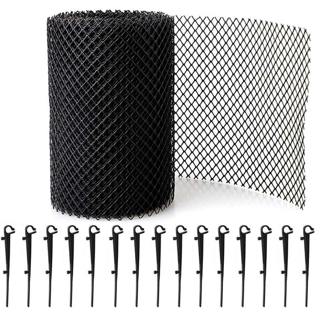 Roof Gutter Filter Screen Black Gutter Guard For Rainwater Drainage Gutter