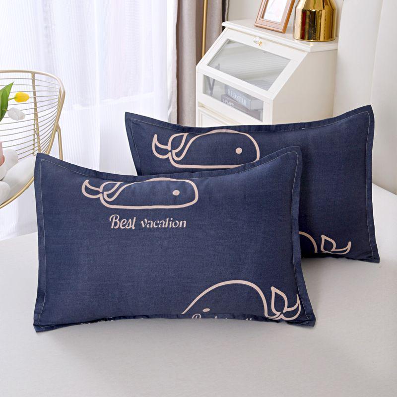Single Pillow Set: Includes Removable & Washable Pillowcase, Perfect for Student & Adult Neck Support