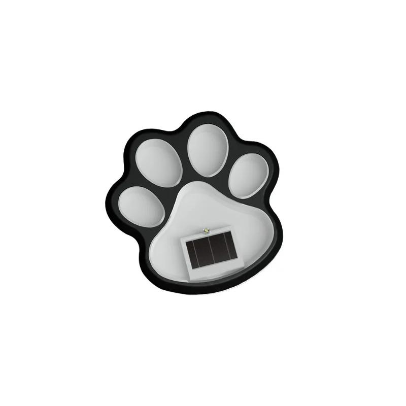 Outdoor LED Solar Paw Print Lights Waterproof Dog Cat Animal Path Lamp for Garden Patio Lawn Camping Home Decor