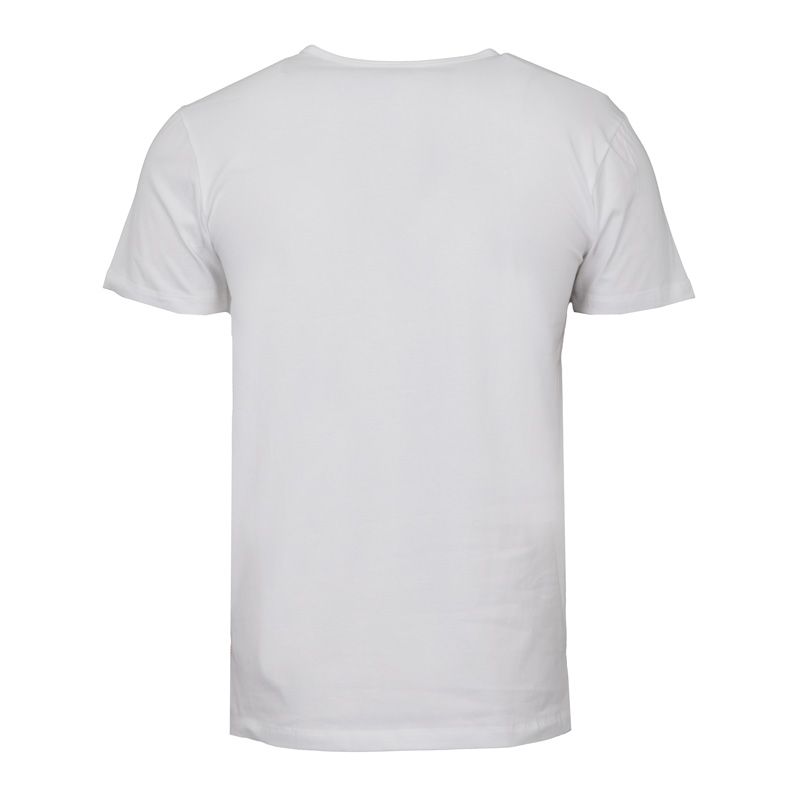 Men's Plain Cotton T-shirt with Embroidered Logo DIESEL